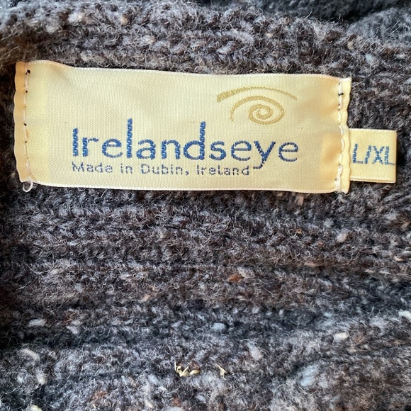 Ireland’s Eye Merino Wool Poncho VGUC - Picture 4 of 6